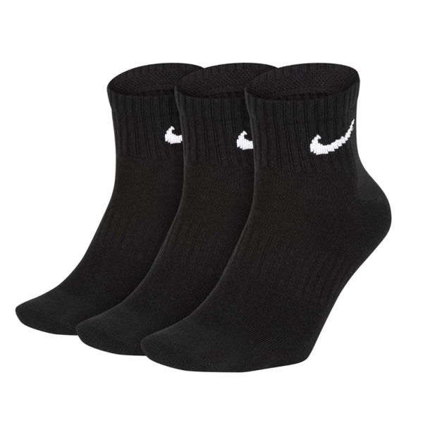 Шкарпетки NIKE U NK EVERYDAY LTWT ANKLE 3PR BLACK