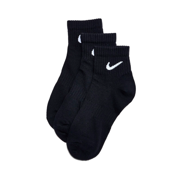 Шкарпетки NIKE U NK EVERYDAY LTWT ANKLE 3PR BLACK