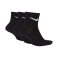 Шкарпетки NIKE U NK EVERYDAY LTWT ANKLE 3PR BLACK